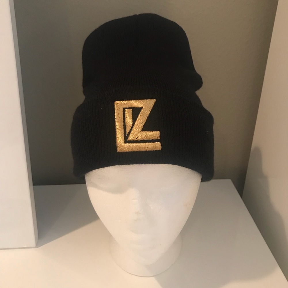 Official LIZ merch! Black and Gold Beanie ✌🏼